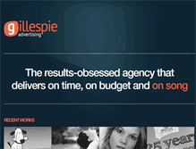 Tablet Screenshot of gillespie.com.au